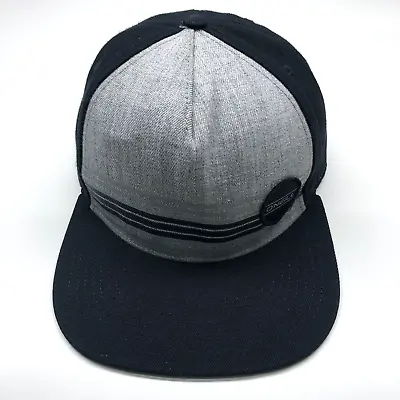 $8.99 • Buy Oneill Gray Black Baseball Cap Snapback OSFM Adjustable Hat Front Patch