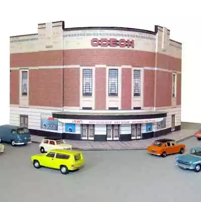 NEW! Kingsway 00 Scale Large Odeon Cinema Stafford  Ready Made. • £55