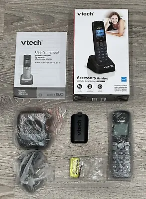 VTech Digital DECT 6.0 2-Line Accessory Handset Cordless Phone Black DS6101-11 • $25