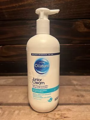 Oilatum Junior Cream For Eczema & Dry Skin Conditions 500ml Scratched Bottle!! • £6.80