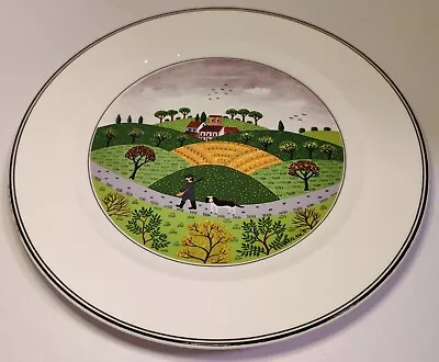 VTG Dinner Plate Villeroy Boch Hunter Country Scene Laplau 6 Naif Luxembough • $16.99