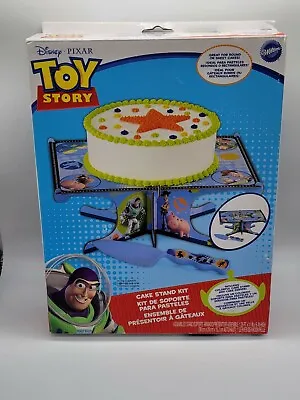 £7.75 • Buy New Disney Toy Story Cake Stand Kit Kids Party Cakes Holder Plate Square Buzz
