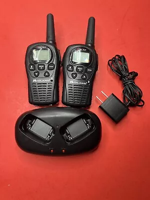 Pair Midland X-tra Talk Lxt500pa 2 Way Radio W/charger Free Shipping • $29.99