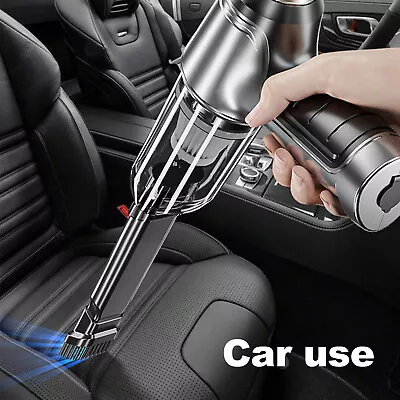 95000PA Car Vacuum Cleaner Portable Handheld Cordless Strong Suction Car Vacuum • $13.99