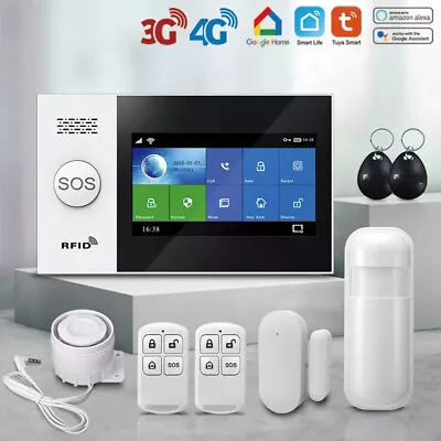 Wireless Home WIFI GSM Home Security Motion Detector Sensor Burglar Alarm System • $332.41