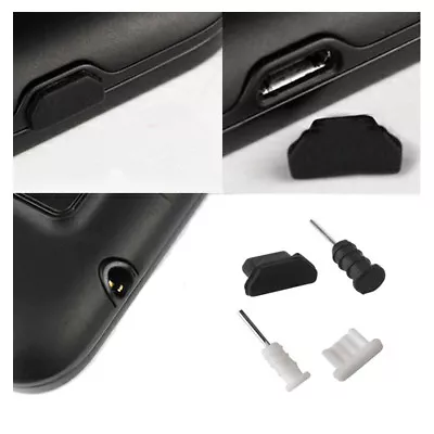 Gc Iphone Android Phone Silicone Dust Proof 3.5mm Earphone Jack Micro USB Port • $1.56