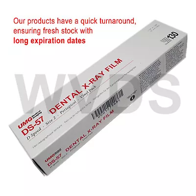 UMG Dental XRay Film All Types D Or E/F Speed Size 0 Or 2 Single Or Double • $43.95