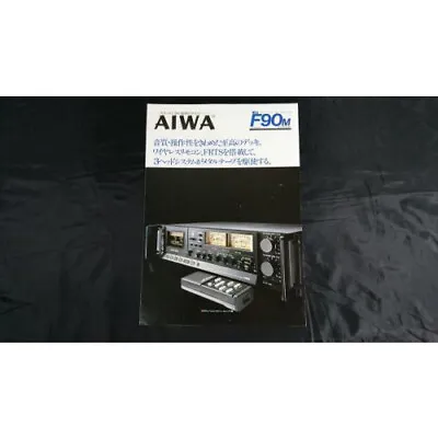 £232.24 • Buy AIWA F90m AD-F90M Catalog April 1979 3 Head Cassette Deck