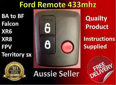  3B Remote Suitable For Ford BA BF Falcon Sedan Wagon SX SY Territory XR6 XR8 • $19.95