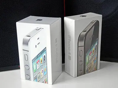 Genuine Apple IPhone 4S / 4 Empty Box Black / White WITH/WITHOUT ACCESSORIES • £5.95