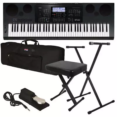 Casio WK-7600 Electronic Keyboard STAGE ESSENTIALS BUNDLE • $599.99