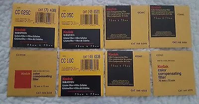 $7.50 • Buy Kodak 3  Wratten Gel Filter - Color Compensating - Cyan Series - Brand New