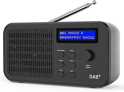 DAB+/FM Digital Portable USB Rechargeable Radio • £22