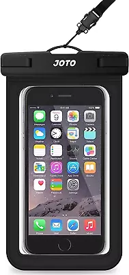 JOTO Universal Waterproof Pouch Cellphone Dry Bag Case For IPhone 14 13 Black • £9.90