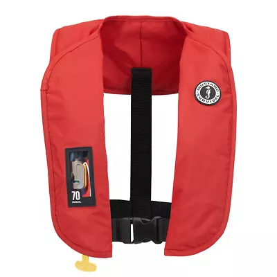 Mustang Mit 70 Manual Inflatable Pfd Red • $129.99