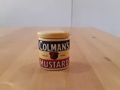 'Colmans Mustard' Exclusive Penny Oval Pot With Spoon • £8