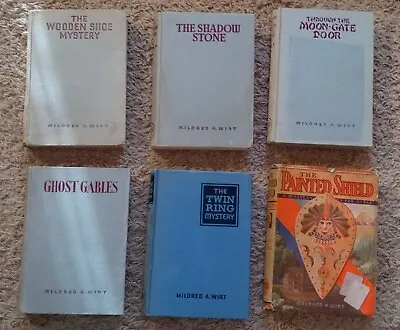 6 Mildred Wirt Benson Books Moon Gate Ghost Gables Twin Ring Wooden Shoe • $190