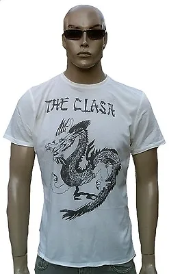 £31.91 • Buy Ikons Amplified Official The Clash Dragon Rock Star Tattoo T-SHIRT G.S