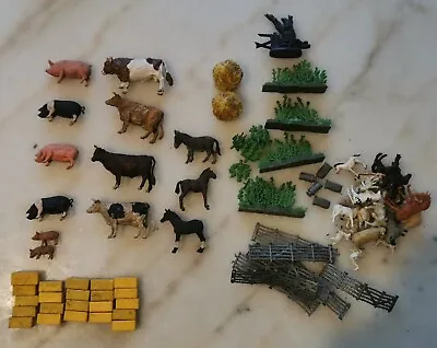 £14.99 • Buy Vintage 1970s Small Joblot Of Britains Plastic Farm Animals And Accessories