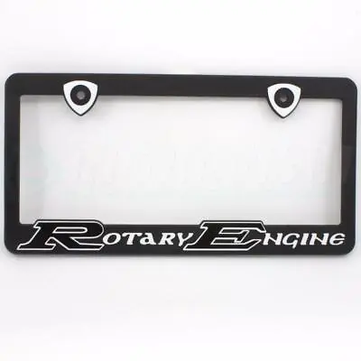 White Rotary Engine License Plate Frame Mazda Rx7 12a 13b Turbo Rx2 Rx3 Rx4 • $14.95