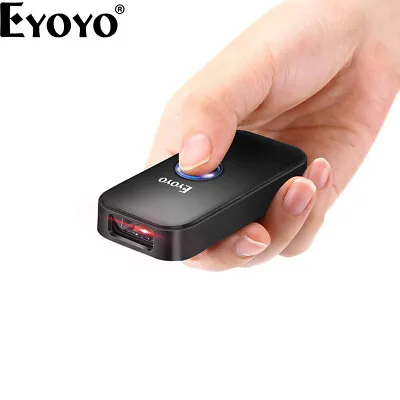 Eyoyo Mini 1D Bluetooth Barcode Scanner USB Image Scanning Reader For PC Phone • $23.97