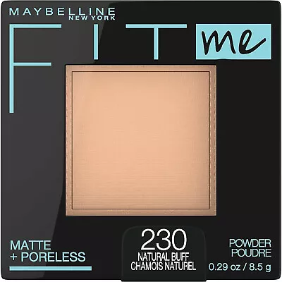 Maybelline New York Fit Me Matte Poreless Powder 230 Natural Buff New Sealed • $9.77