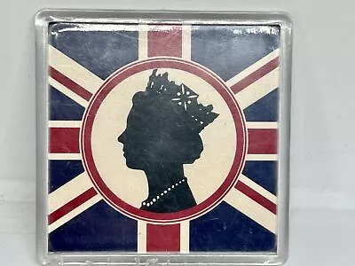 British Flag Wall Art Vintage Elizabeth Queen Victoria UK United Kingdom Square • $88.62