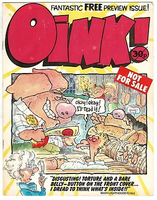 Oink Comic 'fantastic Free Preview Issue' June 1986 - Combined P&P • £2.75