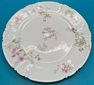 $9.95 • Buy CH Field Haviland Limoges Pink Floral Salad Plate - Vintage Replacement Piece