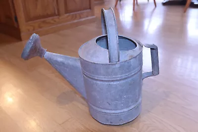 Vintage Galvanized Watering Can Sprinkler 10 Quart Garden Farmhouse Decor W Head • $35.90