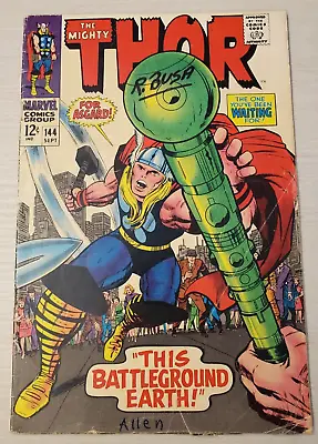 Thor #144 (1967) Classic Kirby & Lee Great 60's Marvel Comics • $7