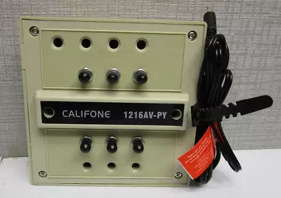 Vintage Califone 1216av-py 6 Jack Configuration Listening System - Brand New • $11.99