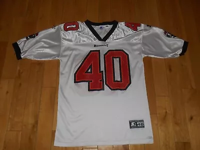 Vintage Starter Mike Alstott White TAMPA BAY BUCCANEERS Buccs NFL Team JERSEY 46 • $67.99