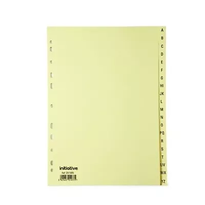 [Pack Of 3] A4 Vanilla A-Z Tabs Ring Binder File Index Dividers Subject Folder • £7.99