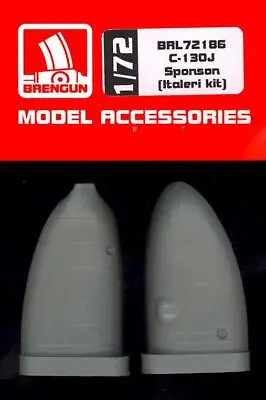 Brengun Models 1/72 C-130J HERCULES SPONSONS (2) Resin Correction Set • $10.99