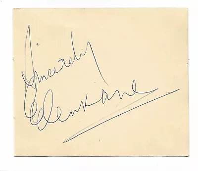 Eden Kane + Maureen Evans + Ronnie Carroll. Signed 1960s Autograph Album Page • £4.99