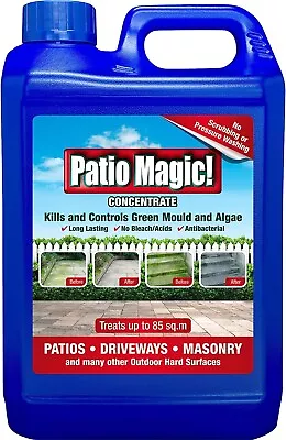 £10.89 • Buy Patio Cleaner Moss Killer Decking Fencing Green Mould Algae Remover Path Magic