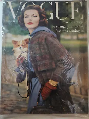 Vintage Vogue Magazine August 15 1956 • $69.99