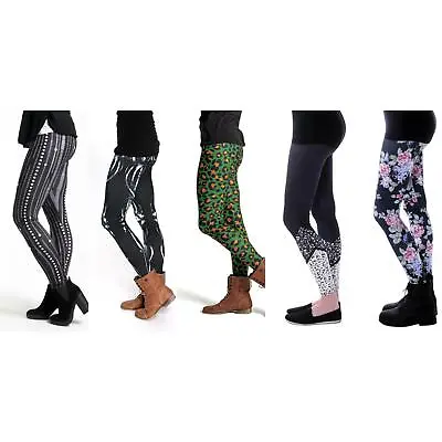 £12.09 • Buy Cosey – Premium Leggings (One Size) – Colorful Stretchy Comfortable – 83 Designs