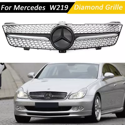 Front Grille Grill W/Star For Mercedes Benz W219 CLS550 CLS500 CLS350 2009-2011 • $151.82