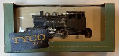 HO Scale 1950s TYCO Saddle Tank  PENNSYlVANIA 0-4-0 DOCKSIDE STEAM LOCOMOTIVE • $64.95