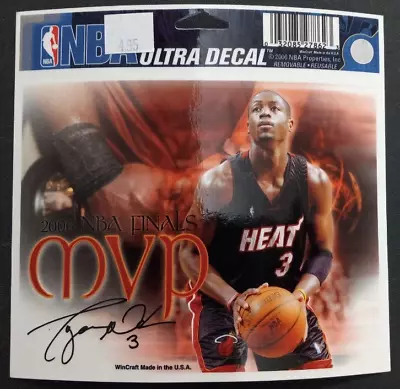 DWyane Wade  NBA Cling Ultra Decal   WinCraft • $5