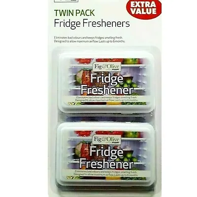 £2.89 • Buy 2 X Fridge Freshener Food Safe Deodoriser Kitchen Smell Odour Cleaner Eliminate