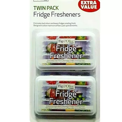 £2.99 • Buy 2 X Fridge Freshener Food Safe Deodoriser Kitchen Smell Odour Cleaner Eliminate