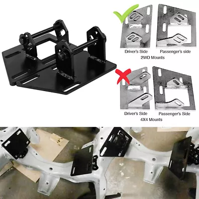 For 1983-2005 Chevy GMC S10 S15 V8 SBC Swap Motor Engine Mounts Bracket Kit 2WD • $46