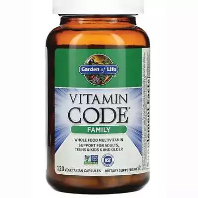 Garden Of Life Vitamin Code Family 120 Veg Caps • $36