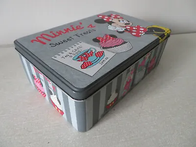 Disney Minnie Mouse Minnie's Sweet Treats Snack Box Lunchbox Storage Tin • £6.99