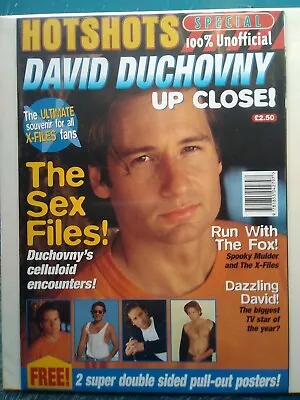 X-files David Duchovny Hot Shots Magazine 1997 Scarce Mint!!!  • £8.95