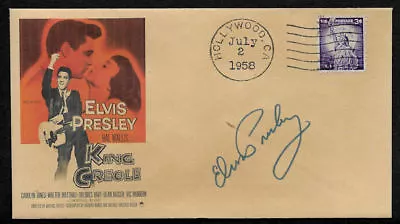 Elvis Presley King Creole Collector's Envelope Repr Autograph *OP1275 • $6