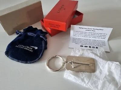 Concorde Sterling Silver Key Ring Boxed By Links Of London - New Sealed Unopened • £54.94